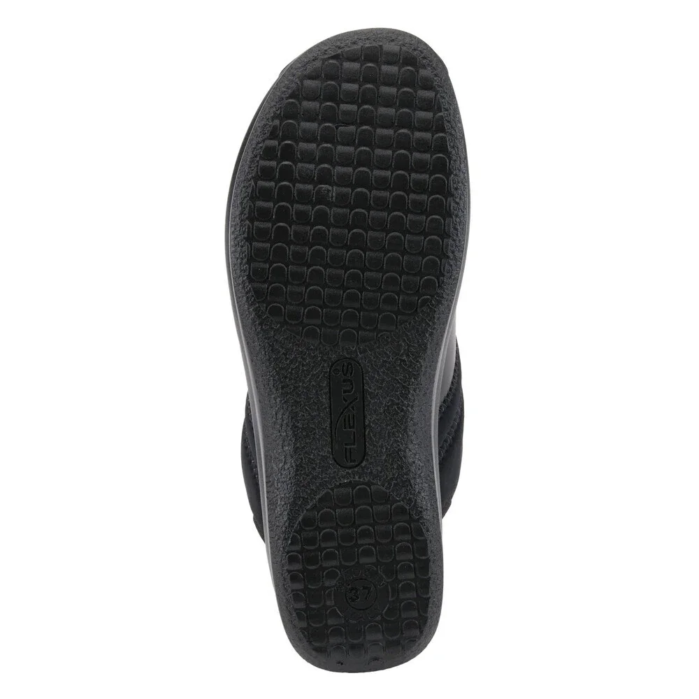 Flexus by Spring Step Flexia Clogs Women's 7.5-8 Black Leather Slingback GAL994